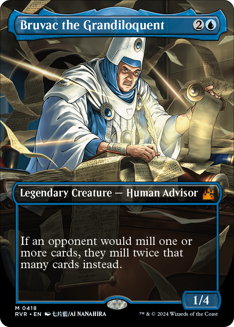 Bruvac the Grandiloquent (Anime Borderless) [Ravnica Remastered] | Odin's Place
