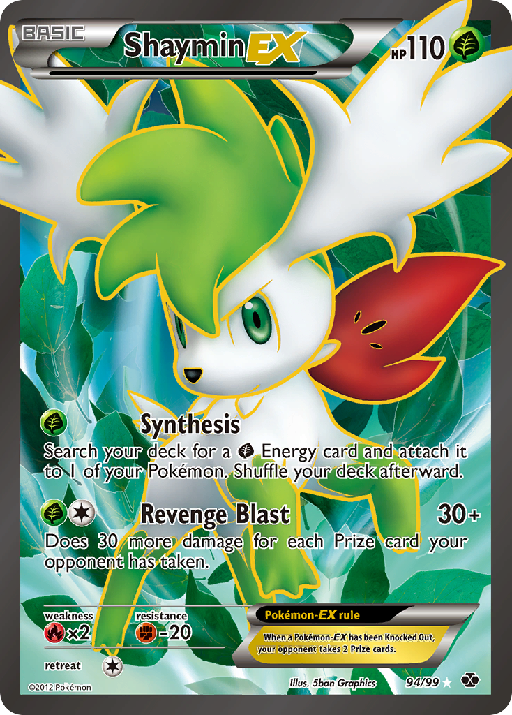 Shaymin EX (94/99) [Black & White: Next Destinies] | Odin's Place