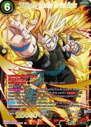 SS3 Gogeta, Thwarting the Dark Empire (Gold Stamped) (P-308) [Mythic Booster] | Odin's Place