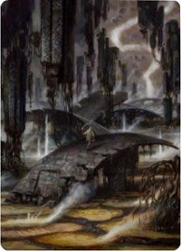 Grimclimb Pathway Art Card [Zendikar Rising Art Series] | Odin's Place