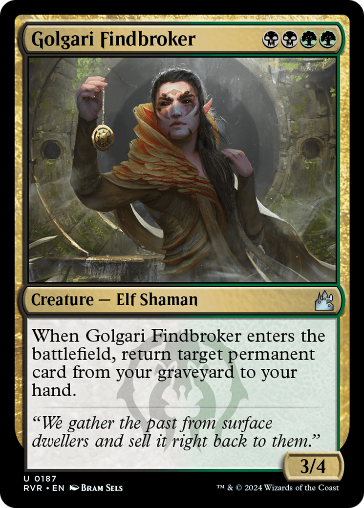 Golgari Findbroker [Ravnica Remastered] | Odin's Place