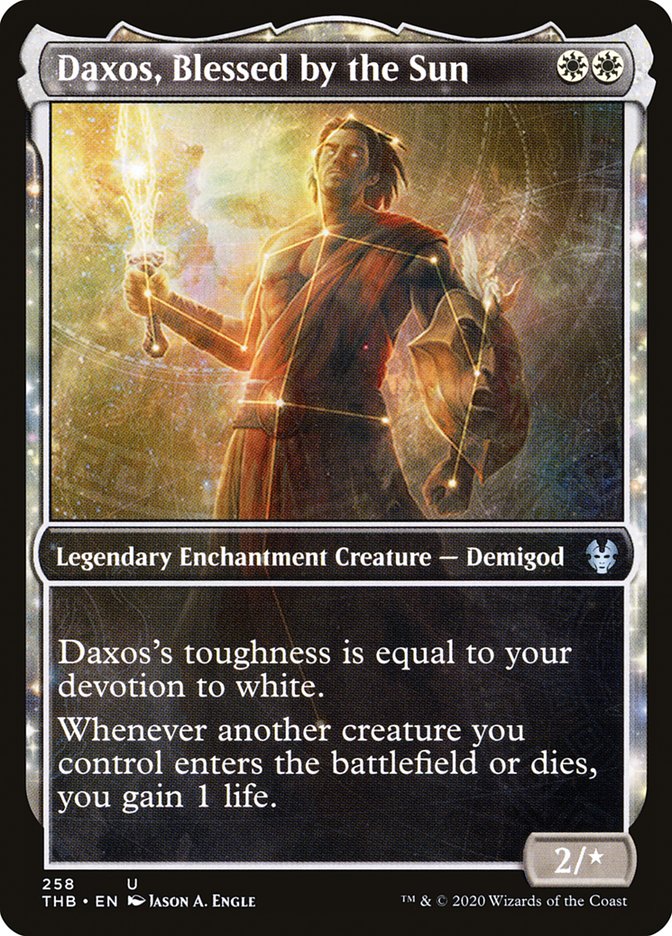 Daxos, Blessed by the Sun (Showcase) [Theros Beyond Death] | Odin's Place