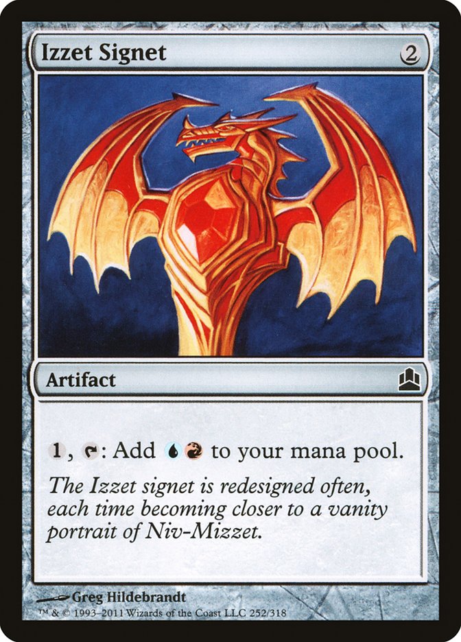Izzet Signet (252) [Commander 2011] | Odin's Place