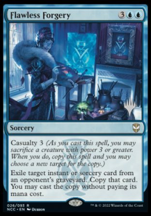 Flawless Forgery (Promo Pack) [Streets of New Capenna Commander Promos] | Odin's Place