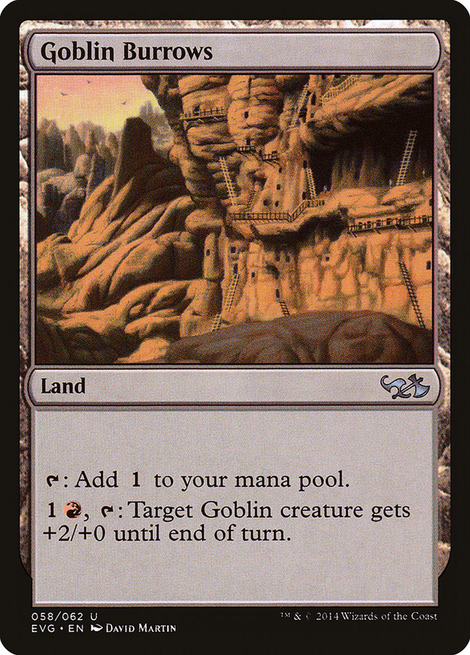 Goblin Burrows (58) (Elves vs. Goblins) [Duel Decks Anthology] | Odin's Place