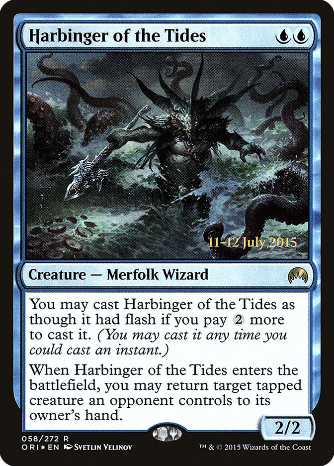 Harbinger of the Tides (58) [Magic Origins Prerelease Promos] | Odin's Place