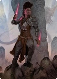 Kaya the Inexorable Art Card [Kaldheim Art Series] | Odin's Place