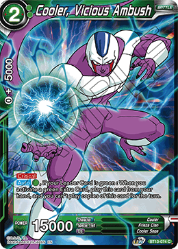 Cooler, Vicious Ambush (Common) (BT13-074) [Supreme Rivalry] | Odin's Place