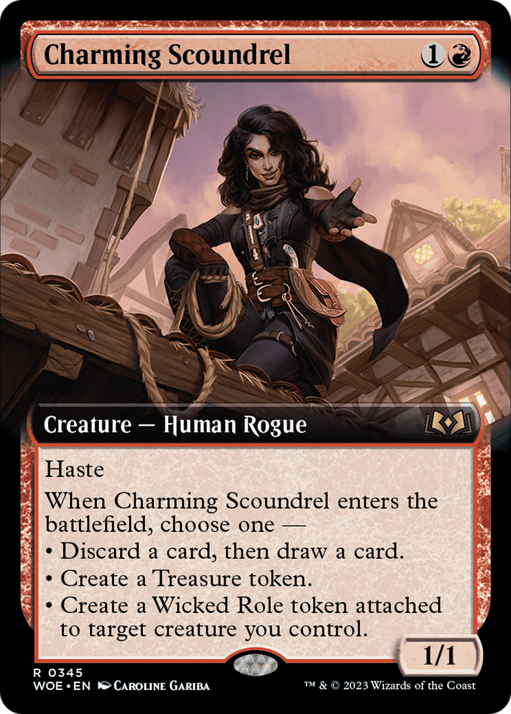 Charming Scoundrel (Extended Art) [Wilds of Eldraine] | Odin's Place