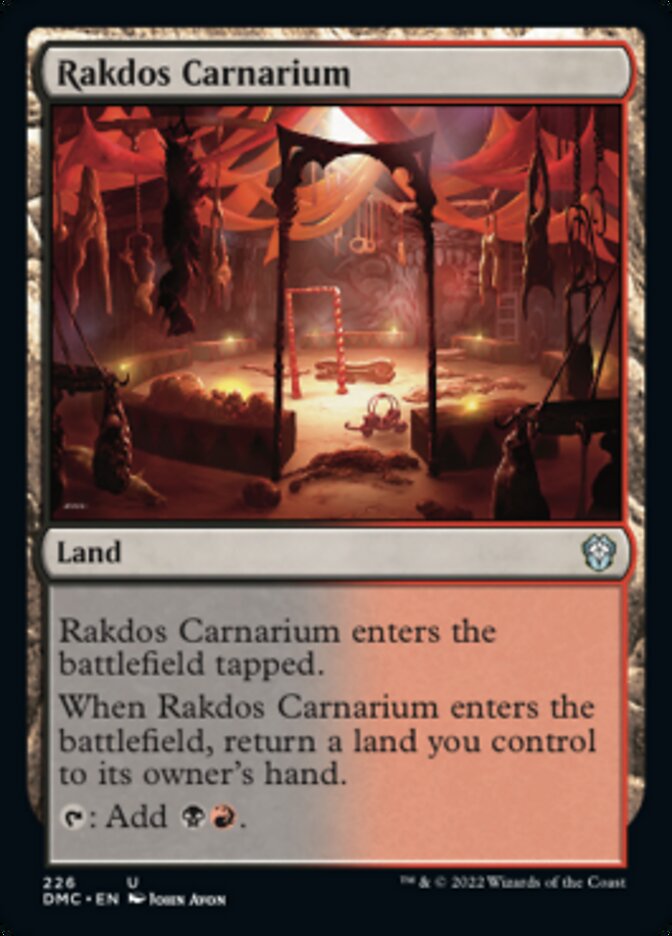 Rakdos Carnarium [Dominaria United Commander] | Odin's Place