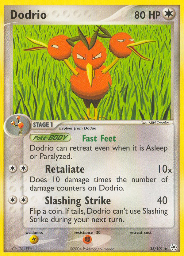 Dodrio (33/101) [EX: Hidden Legends] | Odin's Place