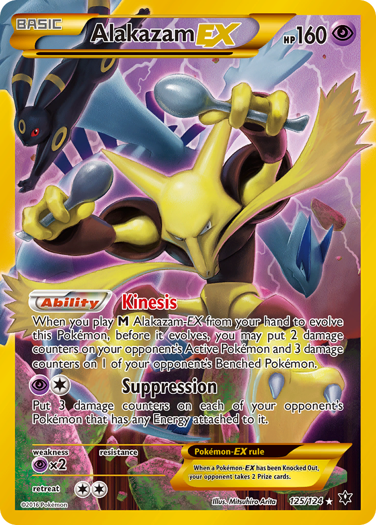 Alakazam EX (125/124) [XY: Fates Collide] | Odin's Place