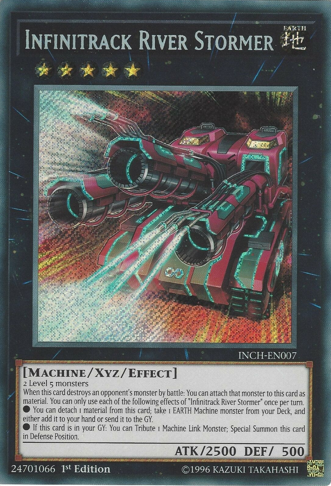 Infinitrack River Stormer [INCH-EN007] Secret Rare | Odin's Place