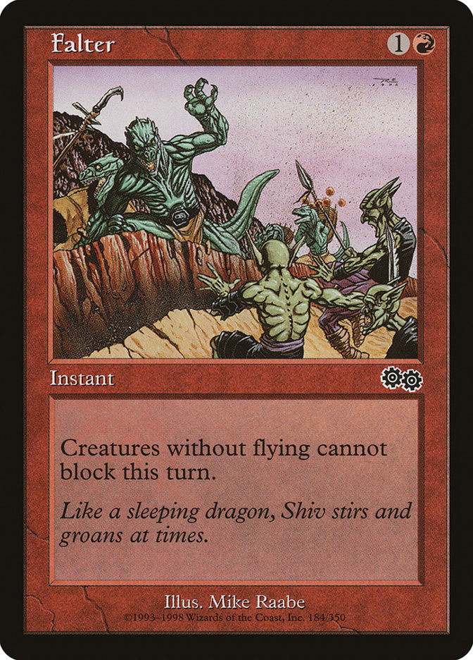 Falter (184) [Urza's Saga] | Odin's Place