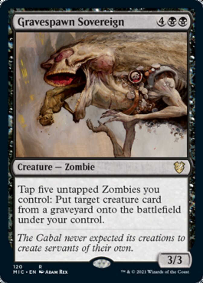 Gravespawn Sovereign [Innistrad: Midnight Hunt Commander] | Odin's Place
