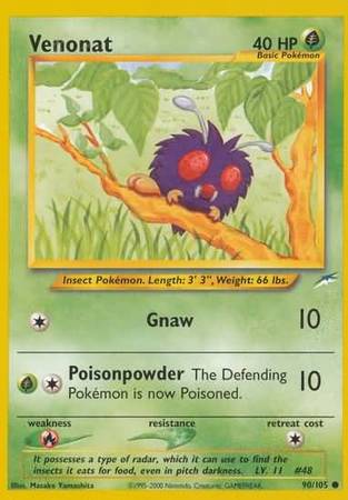 Venonat (90/105) [Neo Destiny Unlimited] | Odin's Place