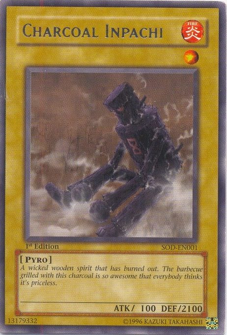 Charcoal Inpachi [SOD-EN001] Rare | Odin's Place