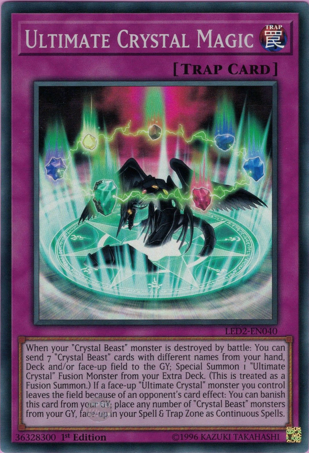 Ultimate Crystal Magic [LED2-EN040] Super Rare | Odin's Place