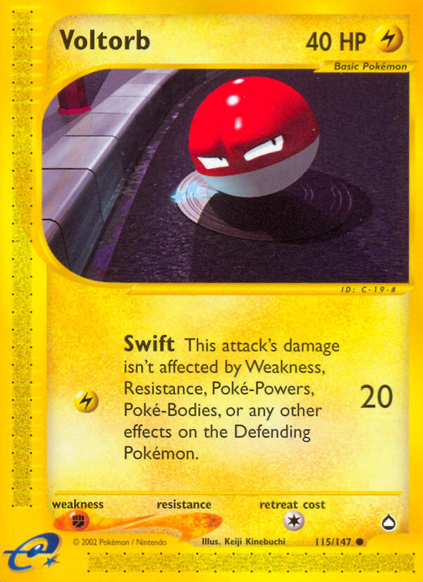 Voltorb (115/147) [Aquapolis] | Odin's Place