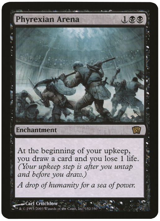 Phyrexian Arena (Oversized) [Eighth Edition Box Topper] | Odin's Place
