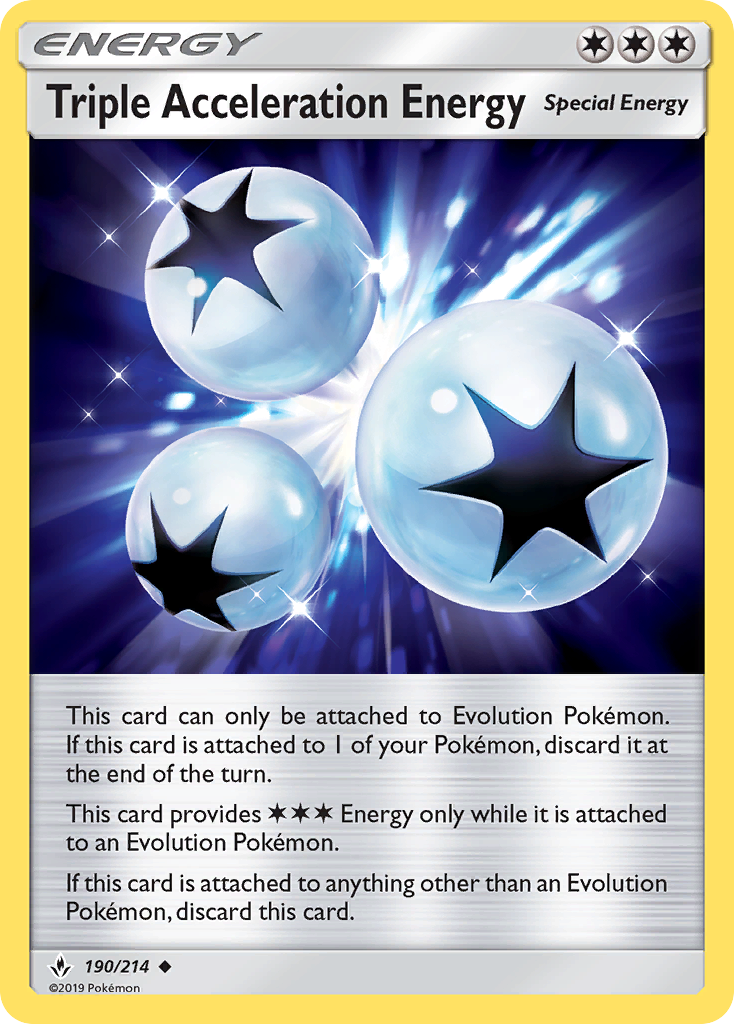 Triple Acceleration Energy (190/214) [Sun & Moon: Unbroken Bonds] | Odin's Place