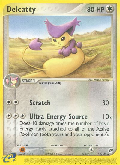 Delcatty (34/100) [EX: Sandstorm] | Odin's Place