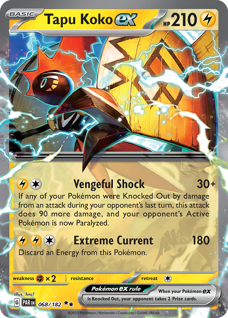 Tapu Koko ex (019/062) [Japanese Set SV3a: Raging Surf] | Odin's Place