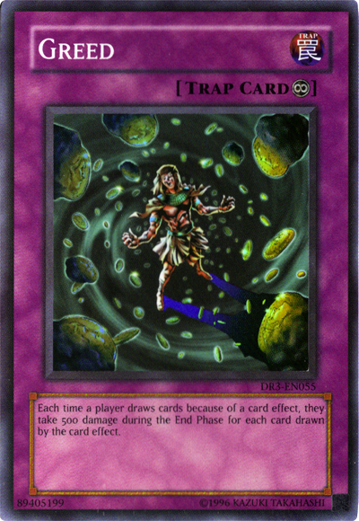 Greed [DR3-EN055] Super Rare | Odin's Place