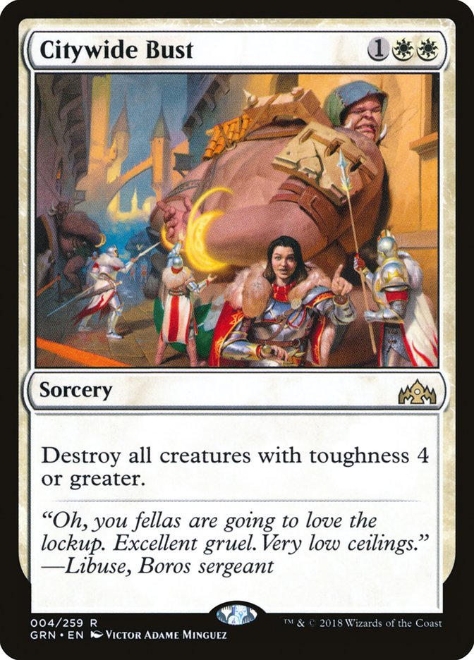 Citywide Bust (4) [Guilds of Ravnica] | Odin's Place