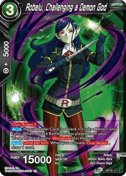 Robelu, Challenging a Demon God (BT16-111) [Realm of the Gods] | Odin's Place