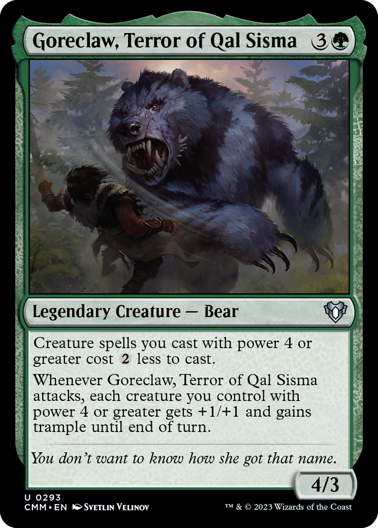 Goreclaw, Terror of Qal Sisma [Commander Masters] | Odin's Place
