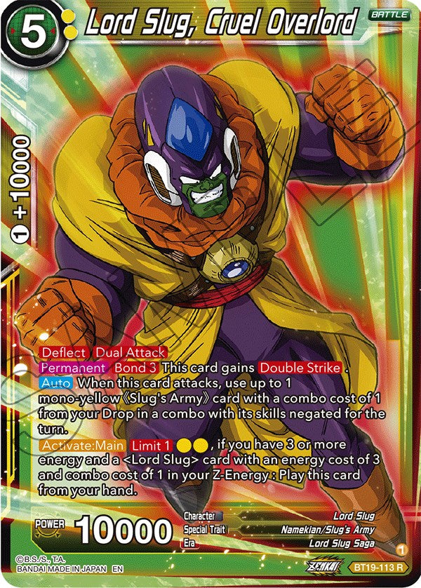 Lord Slug, Cruel Overlord (BT19-113) [Fighter's Ambition] | Odin's Place