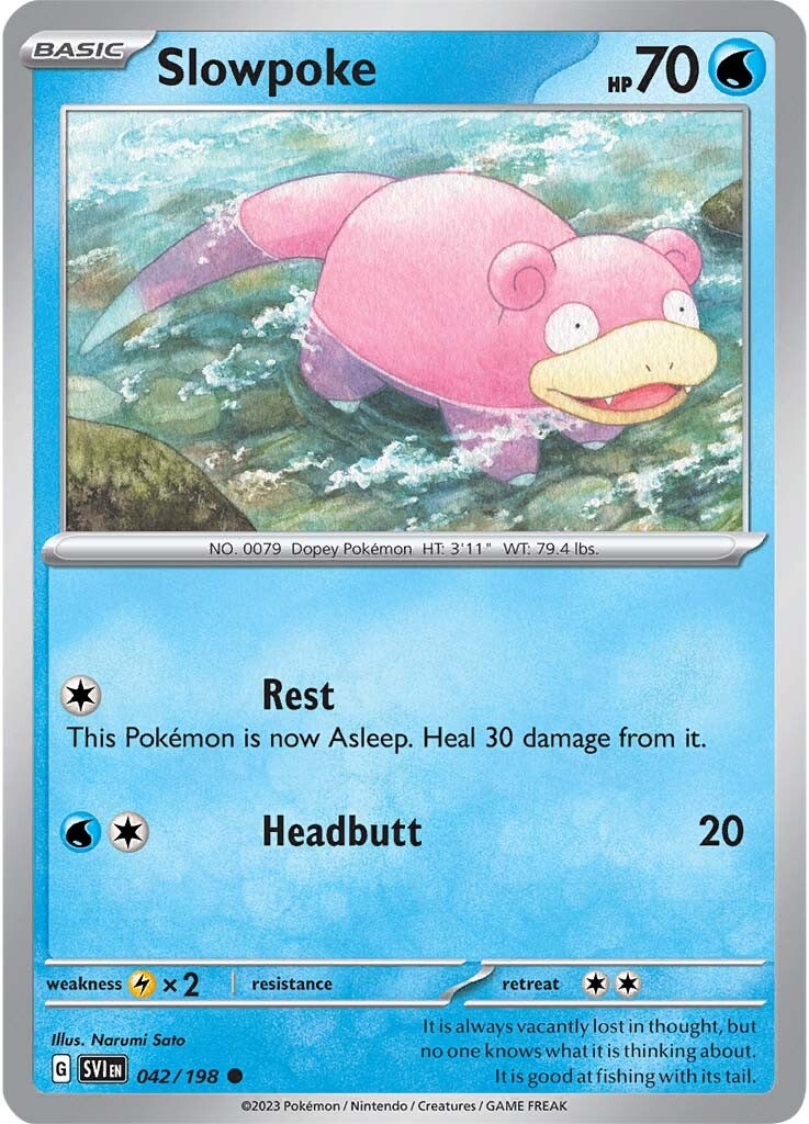 Slowpoke (042/198) [Scarlet & Violet: Base Set] | Odin's Place