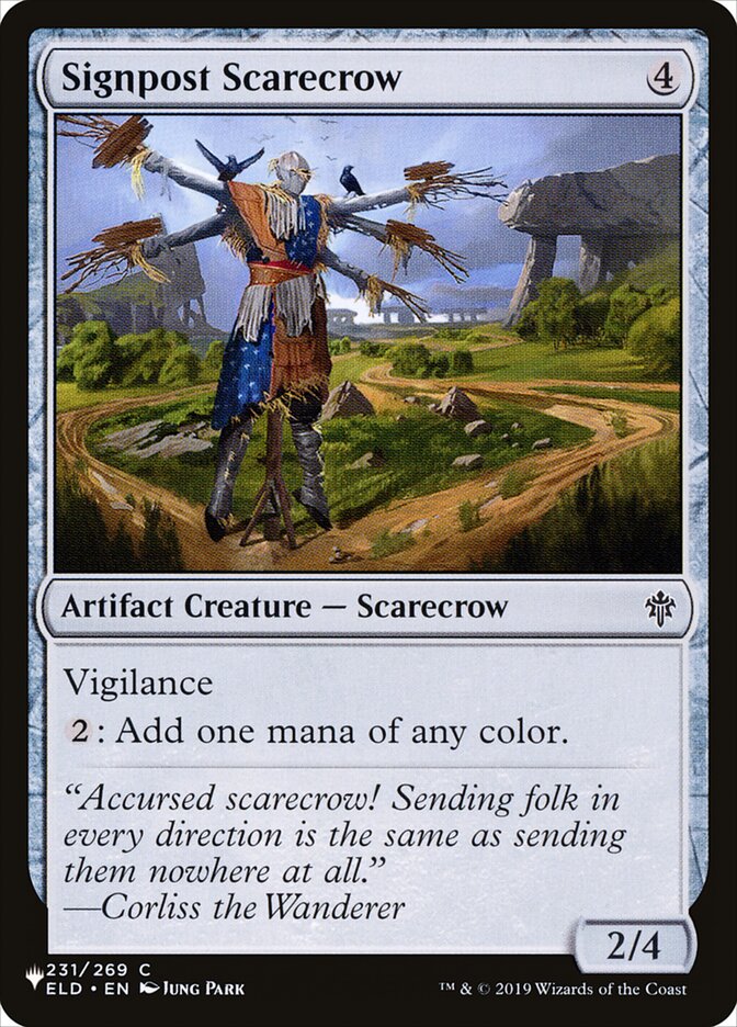 Signpost Scarecrow [The List] | Odin's Place