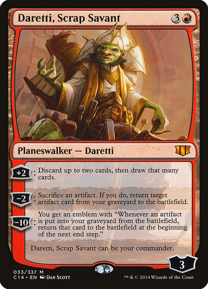 Daretti, Scrap Savant (33) [Commander 2014] | Odin's Place