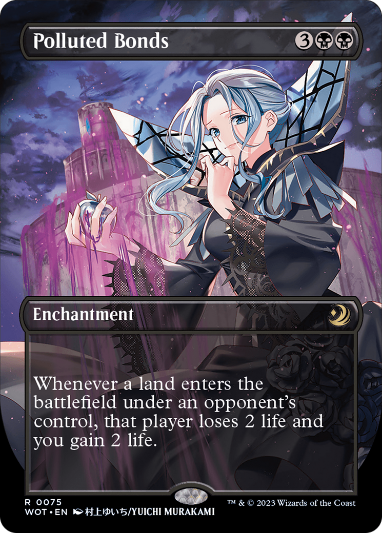 Polluted Bonds (Anime Borderless) [Wilds of Eldraine: Enchanting Tales] | Odin's Place