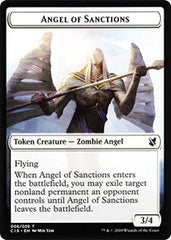 Angel of Sanctions // Horror Double-Sided Token [Commander 2019 Tokens] | Odin's Place