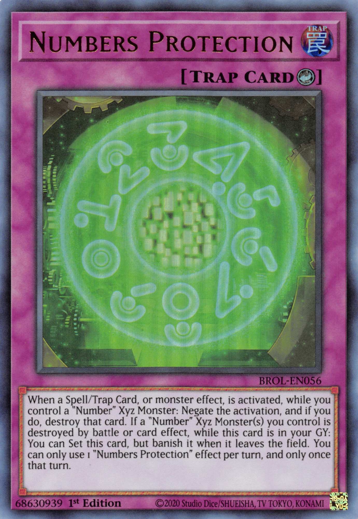 Numbers Protection [BROL-EN056] Ultra Rare | Odin's Place