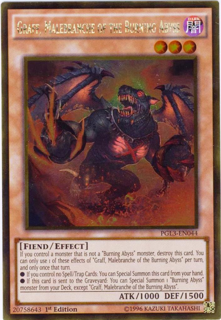 Graff, Malebranche of the Burning Abyss [PGL3-EN044] Gold Rare | Odin's Place