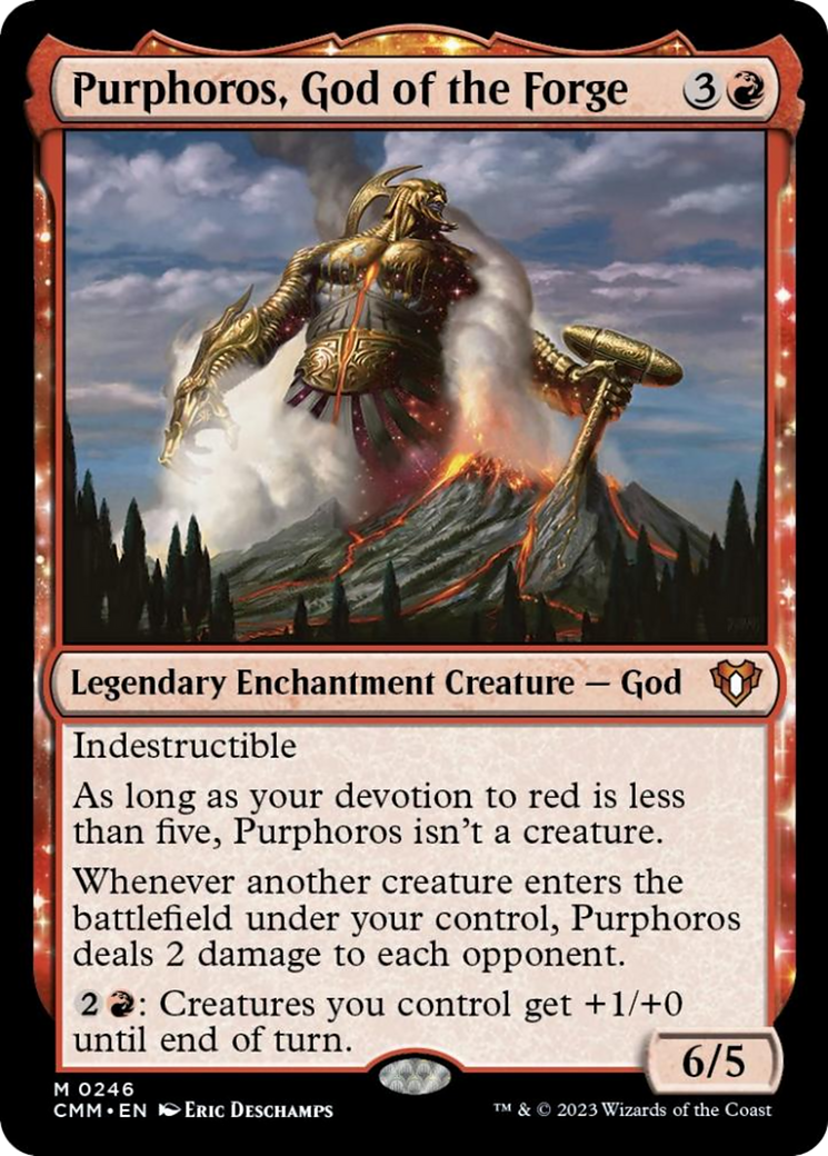Purphoros, God of the Forge [Commander Masters] | Odin's Place