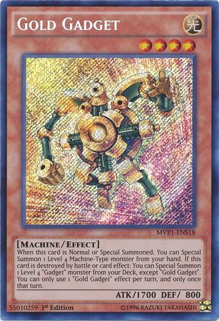 Gold Gadget [MVP1-ENS18] Secret Rare | Odin's Place