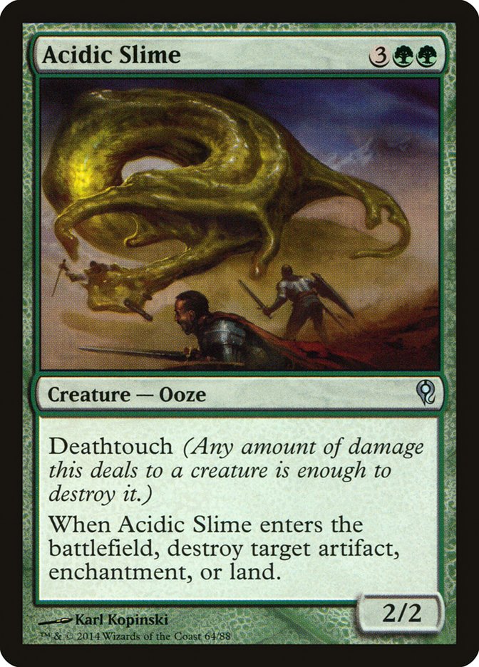 Acidic Slime (64) [Duel Decks: Jace vs. Vraska] | Odin's Place