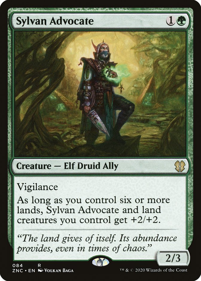 Sylvan Advocate [Zendikar Rising Commander] | Odin's Place