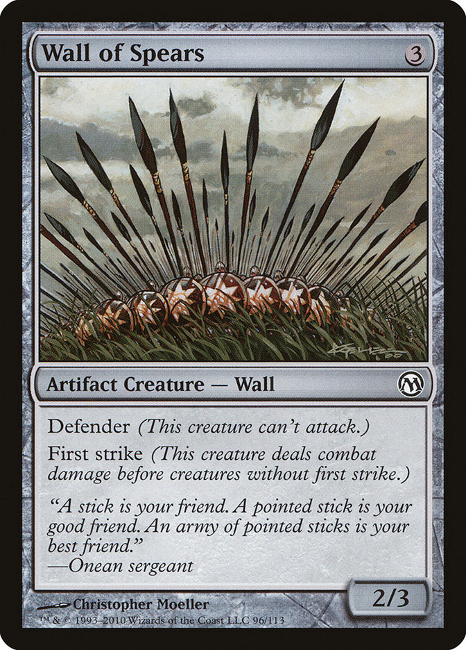 Wall of Spears (96) [Duels of the Planeswalkers] | Odin's Place
