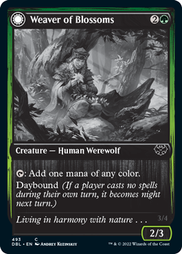 Weaver of Blossoms // Blossom-Clad Werewolf [Innistrad: Double Feature] | Odin's Place