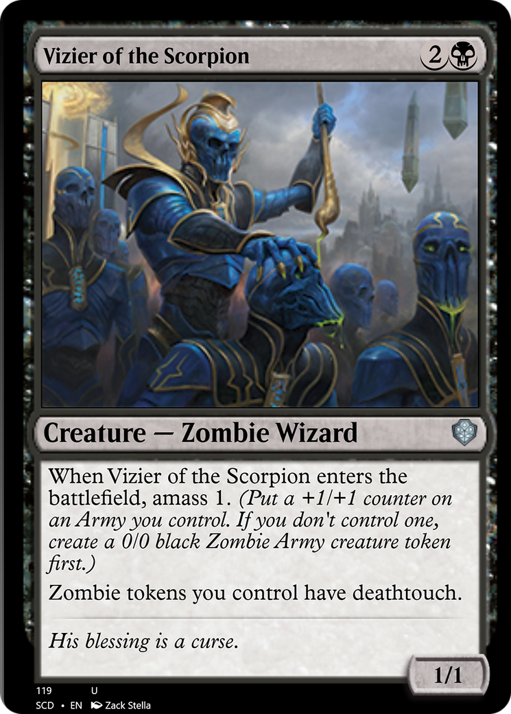 Vizier of the Scorpion [Starter Commander Decks] | Odin's Place