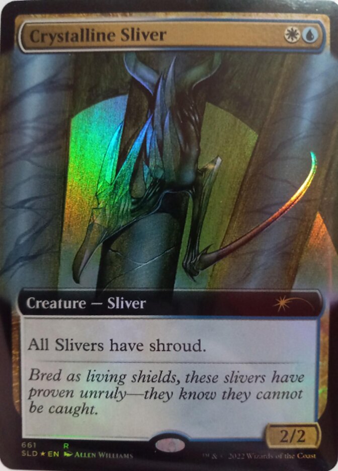 Crystalline Sliver (Extended Art) [Secret Lair Drop Promos] | Odin's Place
