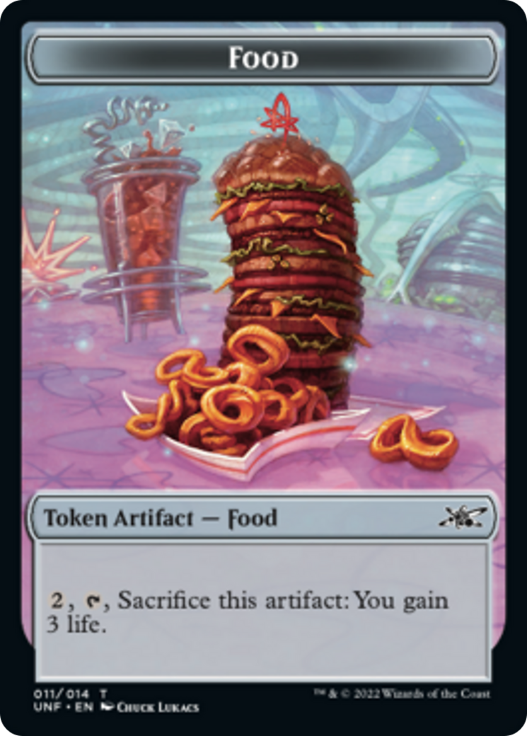 Clown Robot (002) // Food (011) Double-Sided Token [Unfinity Tokens] | Odin's Place