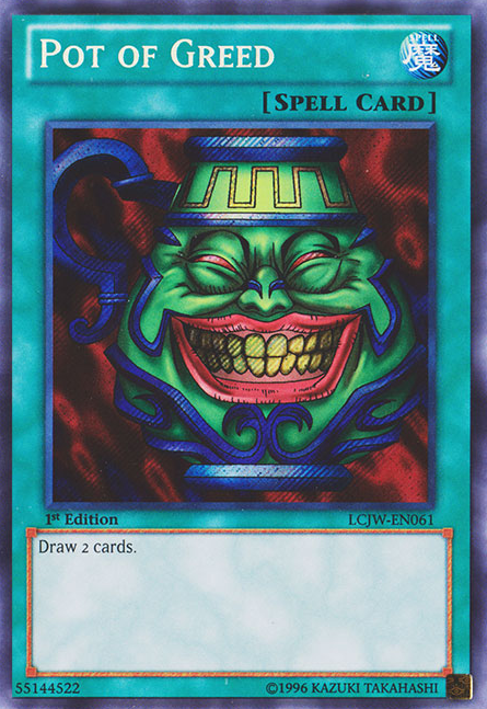 Pot of Greed [LCJW-EN061] Secret Rare | Odin's Place
