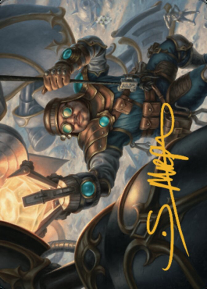 Powerstone Engineer Art Card (Gold-Stamped Signature) [The Brothers' War Art Series] | Odin's Place